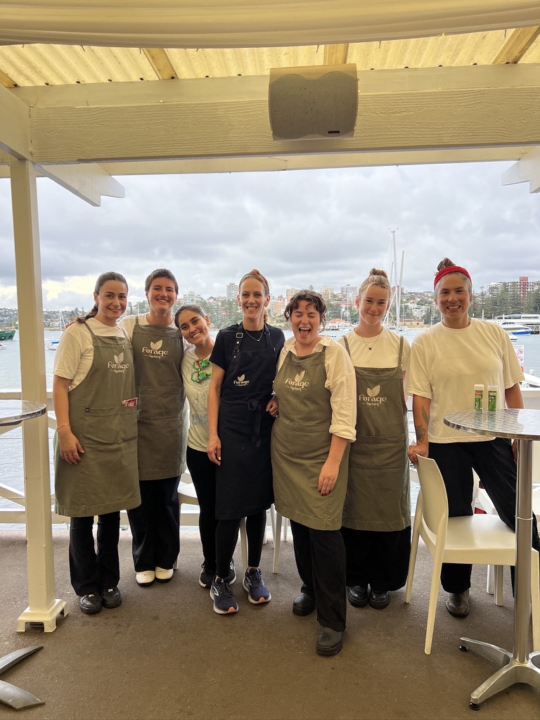 Forage Sydney catering team laughing together
