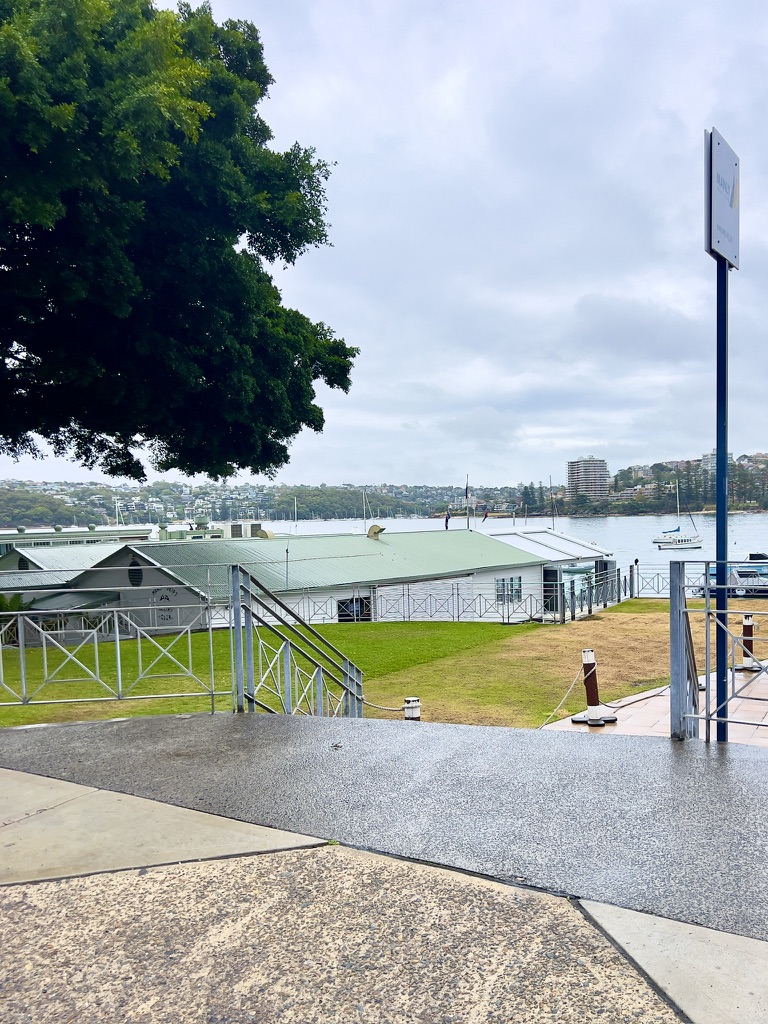 Manly Yacht Club terrace overlooking boats on the harbour