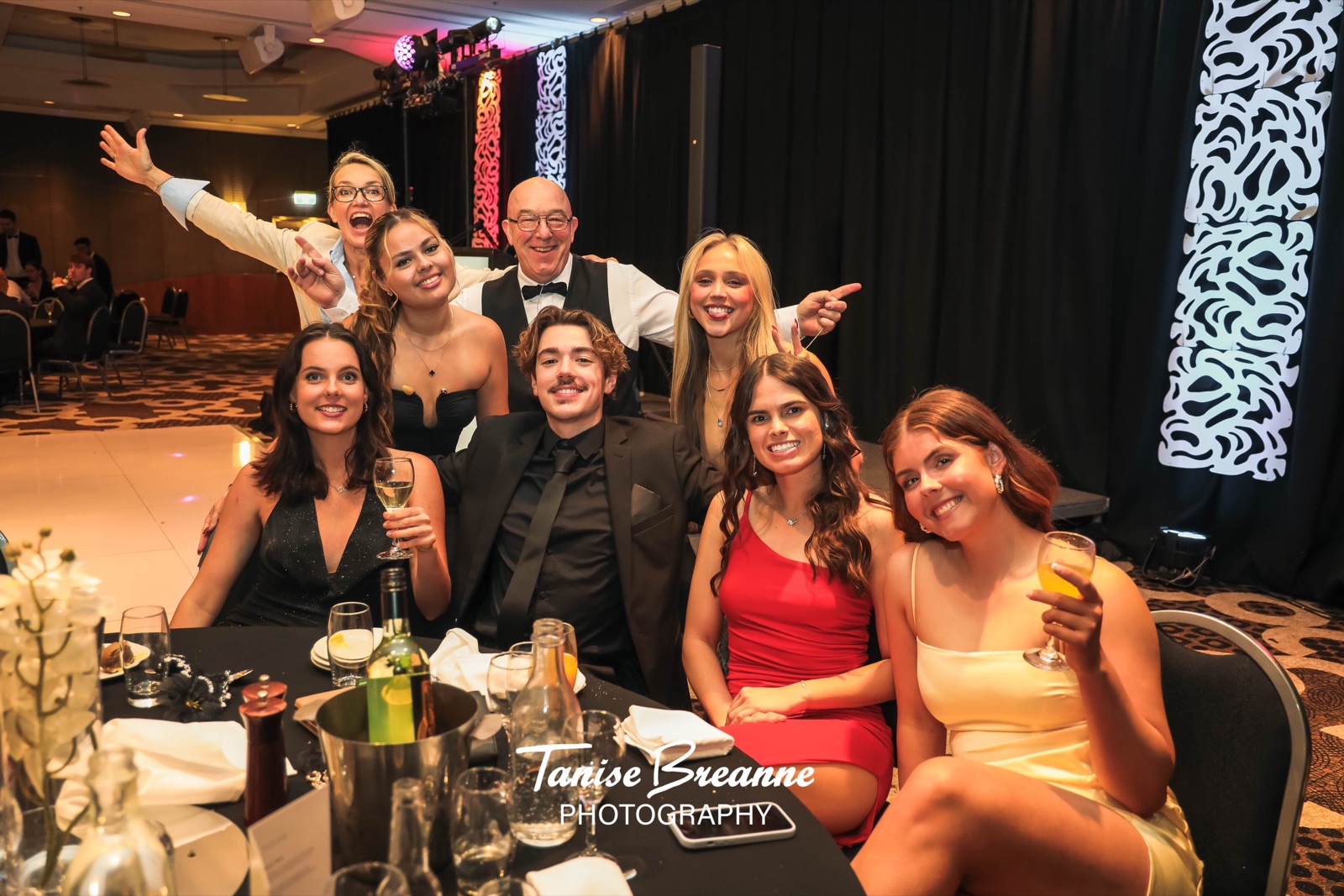 AMPT Australia celebrating with guests at an event