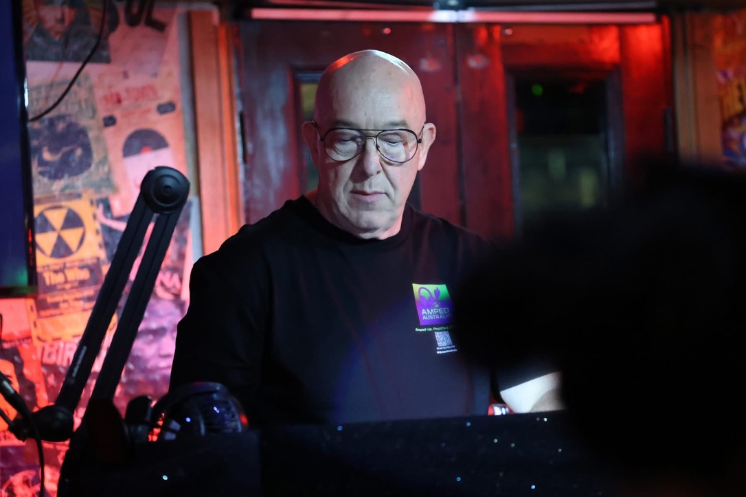 AMPT Australia performing during a live hotel set