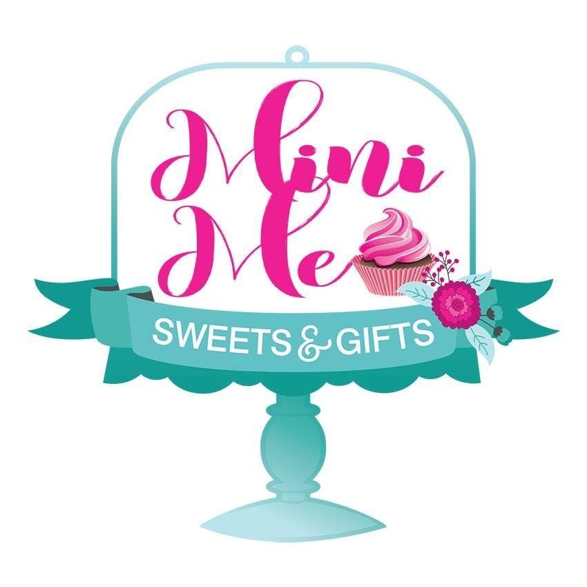 Mini Me Sweets and Gifts logo, custom wedding treats and dessert bars